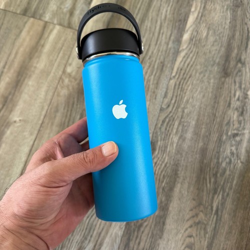Apple hydro flask blue - apple,