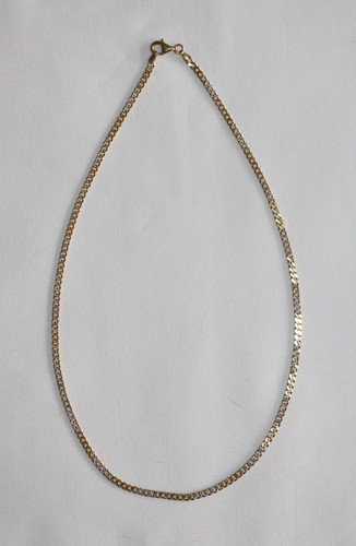 Goldkette 333 bicolor - goldkette, gelbgold