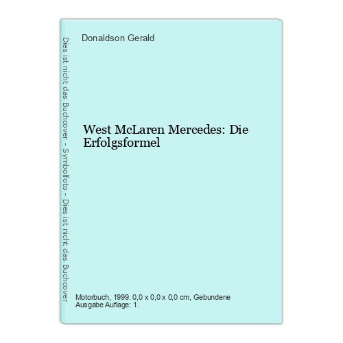 West mclaren mercedes die - mclaren,