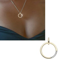 Diamant anhänger 585 - diamant,