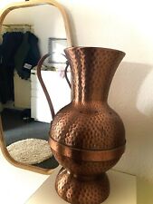 Antik? Vintage? Kupfer Hammerschlag Krugvase   H 55cm