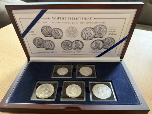 Silbermünzen set deutsches - 5,