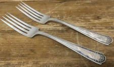2 Dinner Forks Louvre Wallace