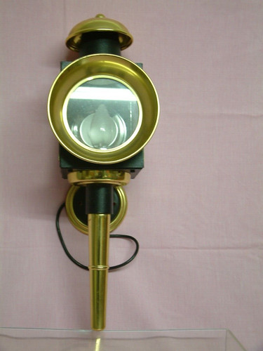Kutscherlampe gold schwarz - ,