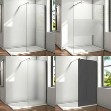 Walk in Glas Walkin Dusche 8/10mm NANO Glas Duschwand Duschabtrennung H200cm