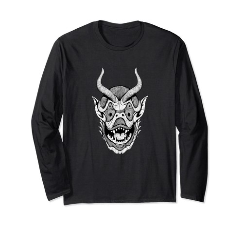 Krampus maske langarmshirt - krampus,