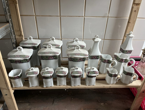Porzellan vorratsdosen set - vorratsdosen,