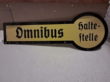 Haltestellenschild Omnibus