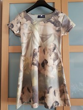 BUZY BODY schöne Bluse/Tunika Kurzarm, muster Engeln Gr. S/M