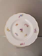 Meissen 1 Teller Streublümchen Dekor teils Knaufzeit DM 15,5cm 1. Wahl