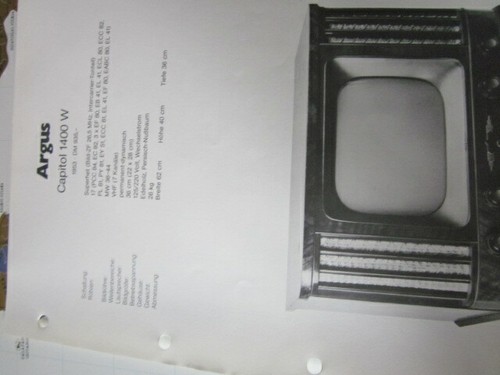 Schaltplan fernseher argus - schaltplan,