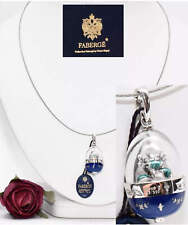 Fabergé Ei Anhänger | Crystal Blume | 750/- Gold | NEU