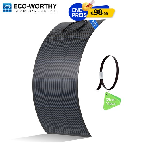 Eco worthy 200w flexibles - 200w,