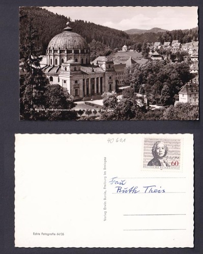 Ansichtskarte blasien - ansichtskarte, st.