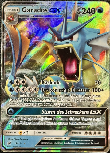 Pokémon garados 111 - gx, 18/111