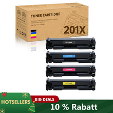 4x XXL Toner für HP 201X