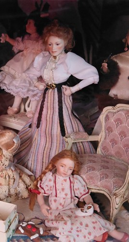 Dollhouse miniature victorian - dollhouse,