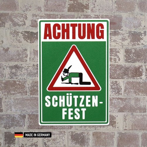 Schild achtung - schild:,
