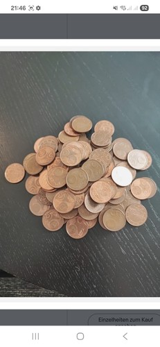 100 stück cent münzen - 100,