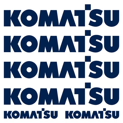 Komatsu aufkleber sticker - komatsu,