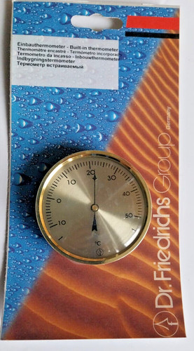 Einbau thermometer analog - einbau,