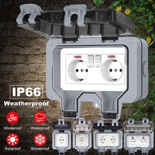 IP66 Steckdosen Aufputz
