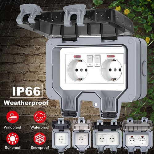 Ip66 steckdosen aufputz - ip66,