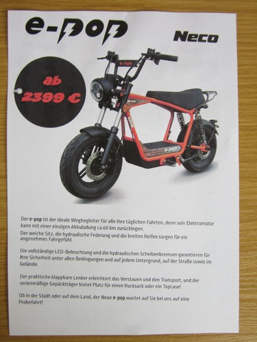 Pop neco elektroroller - neco,