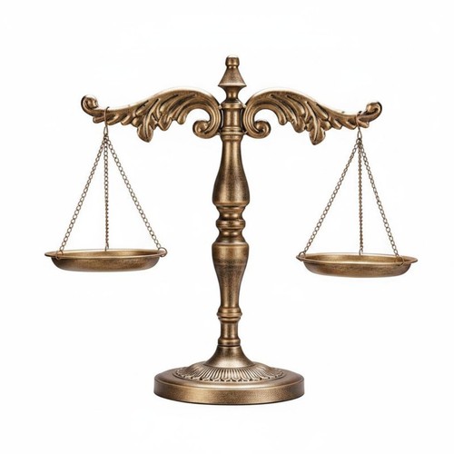 Iron justice scale - justice, model