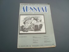 Aussaat Zeitschrift für Kunst und Wissenschaft - 3. Heft 1. Jahrgang 1946
