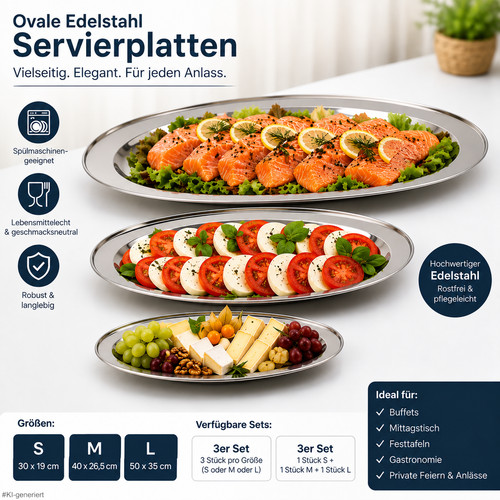 3er set ovale - set,