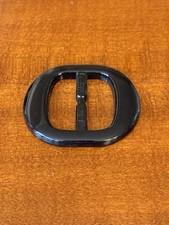 Damen Gürtelschnalle Gürtelschließe Gürteldurchzug Plastik alt um 1960 Unbenutzt