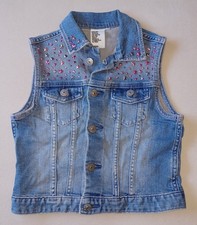 Mädchen Jeans  Weste  Gr. 134    (345)