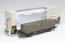Roco Minitanks H0 812 Containertragwagen mit 2 Containern  OVP ABC-2488