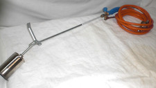 Lötbrenner Abflammgerät Flammbrenner lang CHF Schweißen+Druckregler  1800 C° TOP