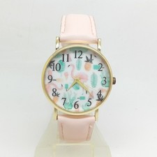 Damen Armbanduhr rundes buntes