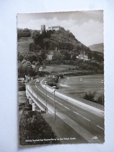 Ansichtskarte schloß saaleck - schloß,