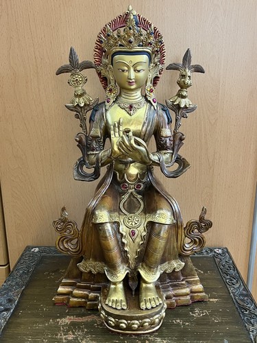 Bronze statue maitreya - bronze-statue,