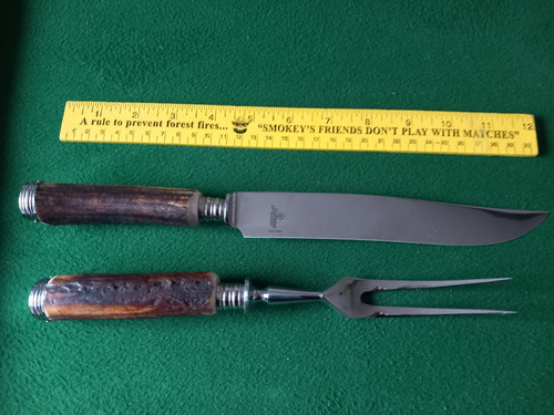 Vintage jagdbesteck hubertus - jagdbesteck,
