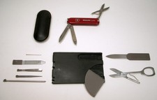 Victorinox "SwissCard Classic" (gebraucht) + "Mini-Taschenmesser Classic" (neu)