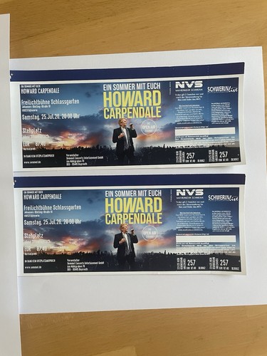 Howard carpendale tickets - howard, 2