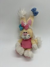 Diddl Minihopps Hase ca.25cm rosa Kleid vintage Stofftier Kuscheltier