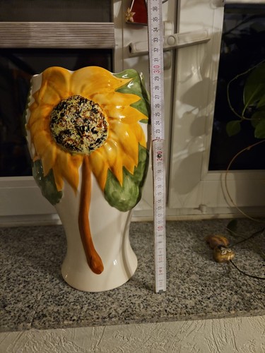 Blumenvase motiv sonnenblume - blumenvase,