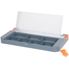 Papierschneidemaschine A4 mit Lineal Schneidmesser Büro Papier Schneider Cutter