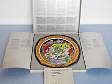 Rosenthal Björn Wiinblad limitierter Weihnachtsteller 1986, O Tannenbaum