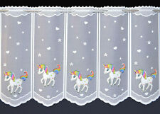  Einhorn Scheibengardine 8 Breiten Kindergardine Bistrogardine Mädchen Gardine 