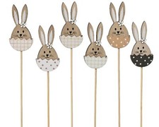 1 Osterstecker Osterhase im Ei