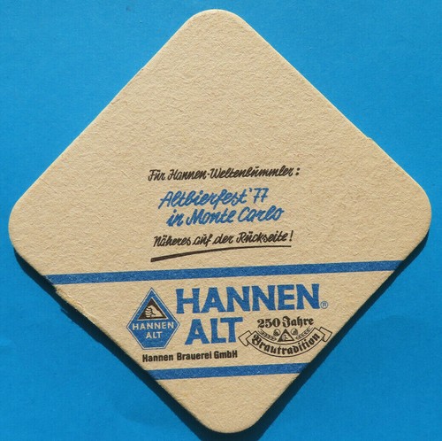 Bierdeckel hannen alt - bierdeckel,