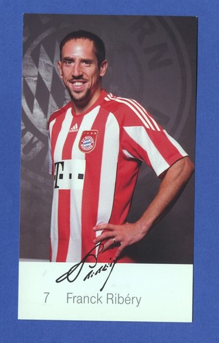 Autogrammkarte franck ribery - franck,