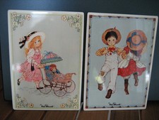 Villeroy & Boch, Vilbocard Postkarte, Porzellan 2 Stück